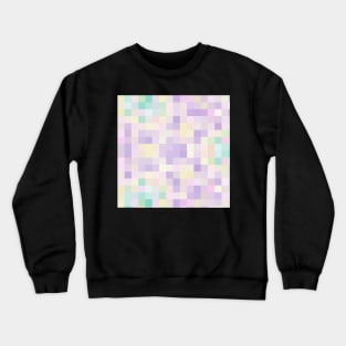 Mosaic of Diamond Unicorn Dots Pattern Crewneck Sweatshirt